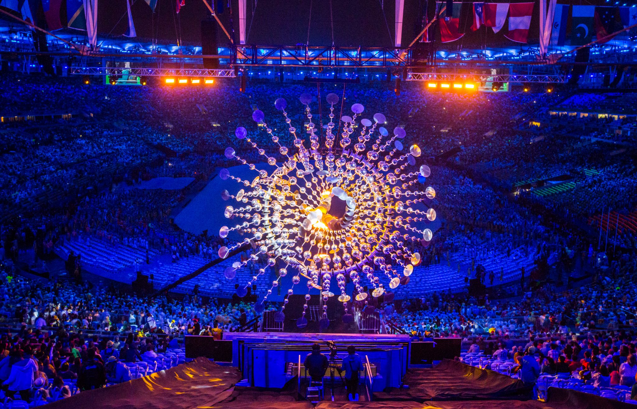 The Sun during the opening ceremony