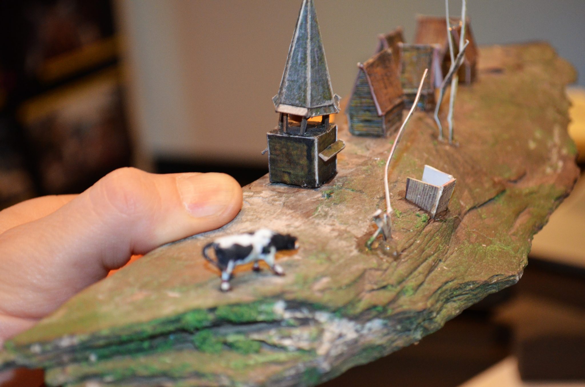 Island miniature model